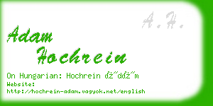 adam hochrein business card